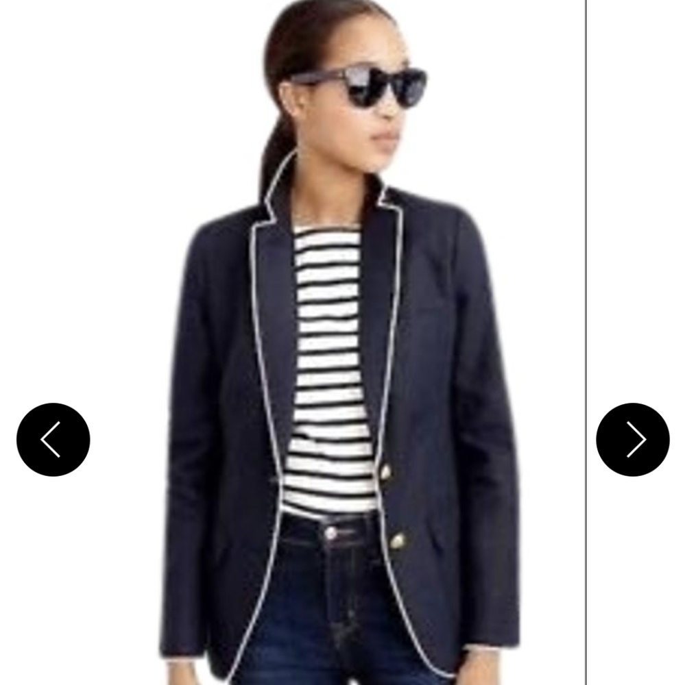 J. Crew linen blazer (navy)
